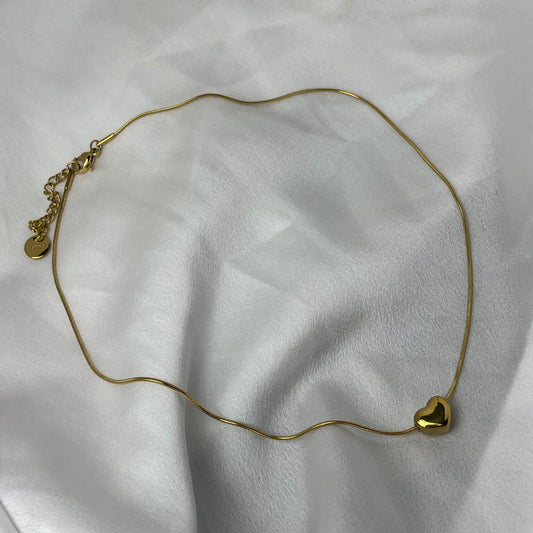 Collana Cuore Bombato